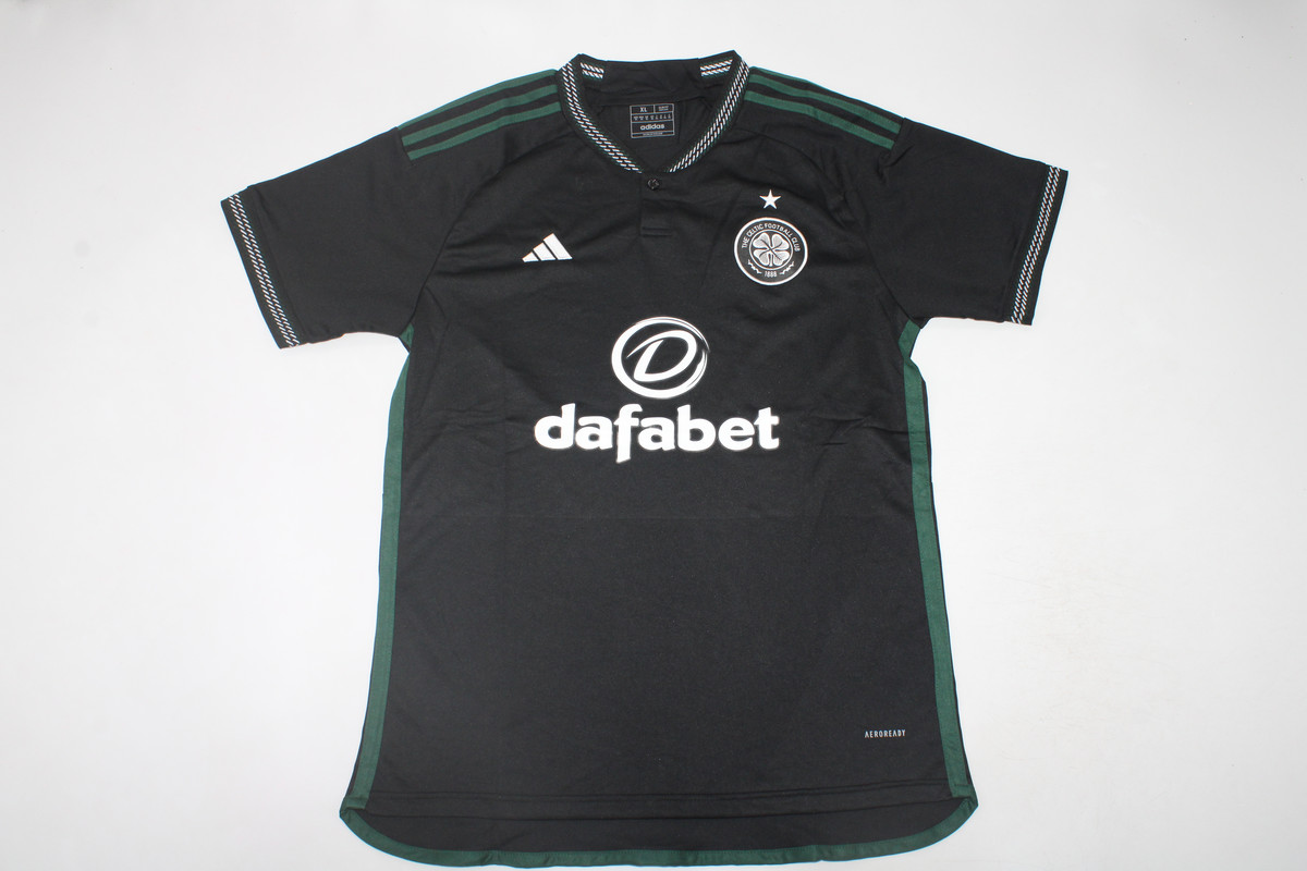 AAA Quality Celtic 23/24 Away Black Soccer Jersey